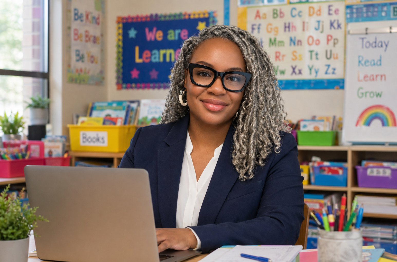 Dr. Latasha Bacote-Owens, Ed.D. — Dr. O in her classroom
